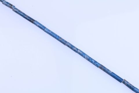 Strang Lapislazuli, blau, Walze, 7x21mm, 40cm