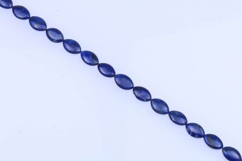 Strang Lapislazuli, blau, oval, 13x20mm, 39cm