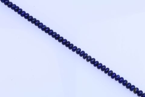 Strang Lapislazuli, blau, Rondell, 6x10mm, 40cm