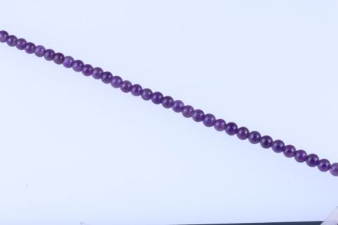 Strang Amethyst, lila, Kugel, 5mm, 1,2mm Bohrung, 39cm