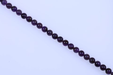 Strang Amethyst, lila, Kugel, 16mm, 40cm