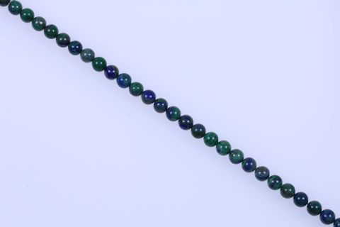Strang Azurit Malachit, grün blau, Kugel, 12mm, 39cm