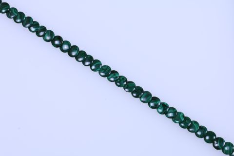 Strang Malachit rek., grün, Scheibe, 16mm, 40cm