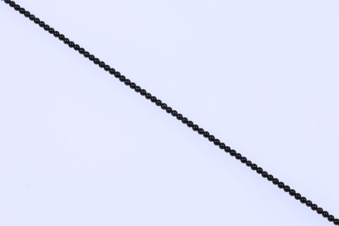 Strang Obsidian, schwarz, Kugel, 4mm, 39cm