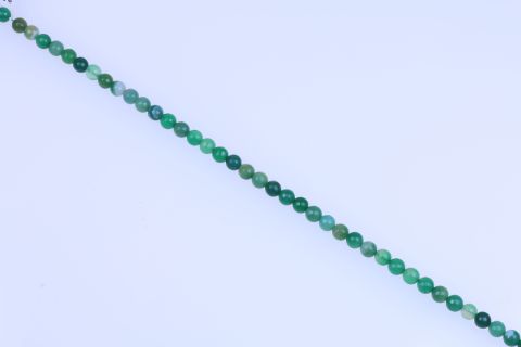 Strang Achat, grün hell weiß, Kugel, facettiert, 8mm, 39cm