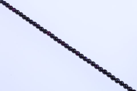 Strang Achat, lila, Kugel facettiert, 4mm, 38cm