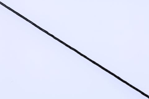 Strang Achat, schwarz, Walze, 4x6mm, 38cm