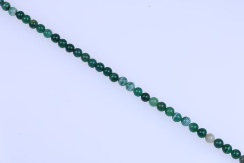 Strang Achat, grün, Kugel, 10mm, 38cm