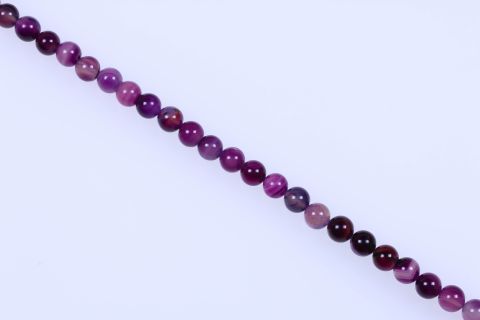 Strang  Achat, lila, Kugel, 12mm, 39cm