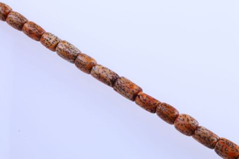 Strang Holz, tiger,cognac, Fass, 8x14mm, 40cm