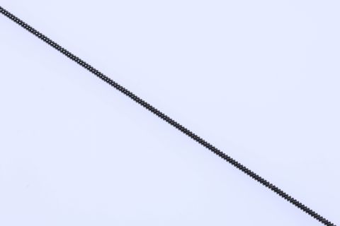 Strang Hematite, schwarz, Rondell, 2x4mm, 40cm