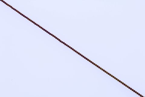 Strang Hematite, rot brombeer, Kugel, 3mm, 39cm