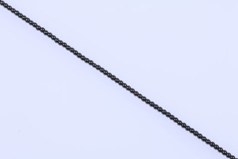 Strang Hematite, schwarz, Kugel, 5mm, 39cm