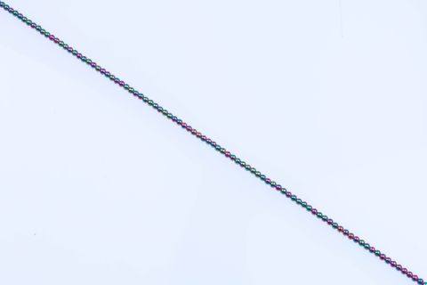 Strang Hematite, bunt regenbogen, Kugel, 4mm, 40cm