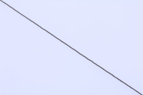 Strang Hematite, silber, Kugel, 2mm, 40cm