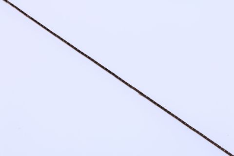 Strang Hematite, braun bronze, Rechteck, 2x4mm, 40cm
