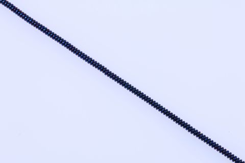 Strang Hematite, blau, Rondell, 3x6mm, 40cm