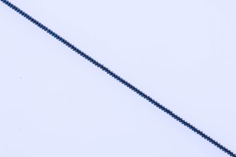 Strang Hematite, blau, Dreieck, 4mm, 39cm