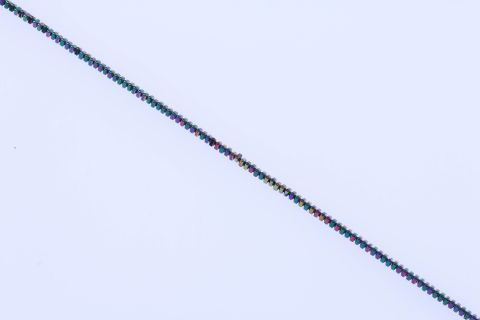 Strang Hematite, regenbogen bunt, Dreieck, 4mm, 39cm