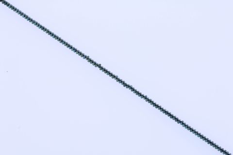 Strang Hematite, grün, Dreieck, 4mm, 39cm