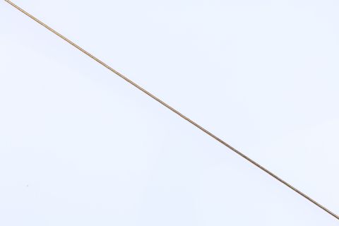 Strang Hematite, gold, Röhrchen, 2x4mm, 40cm