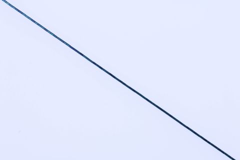 Strang Hematite, blau, Röhrchen, 2x4mm, 40cm
