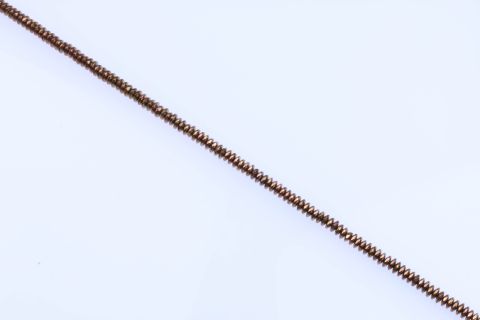 Strang Hematite, braun bronze, Rondell, facettiert, 3x8mm, 40cm