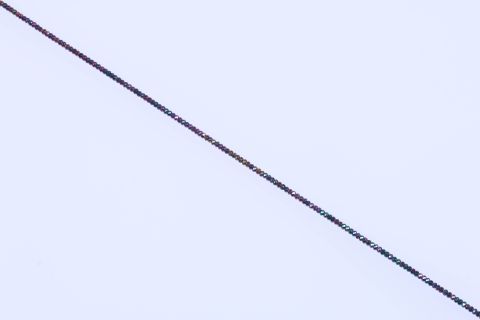 Strang Hematite, regenbogen bunt, Rondell facettiert, 2x3mm, 40cm
