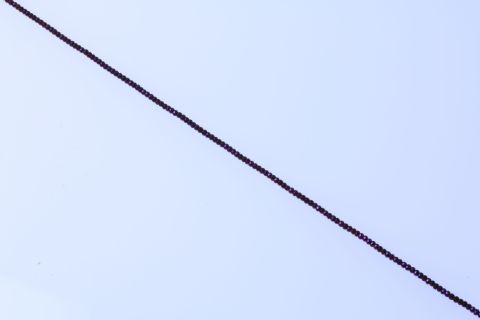 Strang Hematite, lila, Rondell, facettiert, 2x3mm, 40cm
