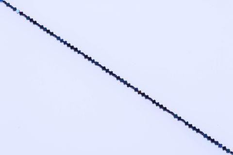 Strang Hematite, blau, Kreuz, 4mm, 40cm