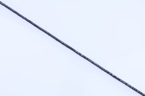Strang Hematite, schwarz, Rondell, facettiert, 2x6mm, 40cm