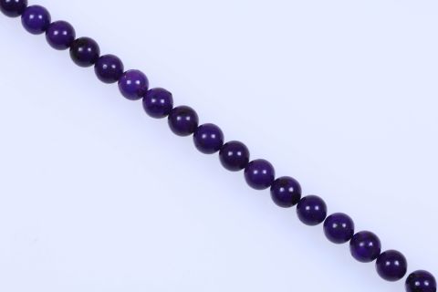 Strang Howlite, lila, Kugel, 16mm, 40cm