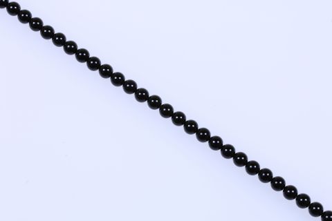 Strang Onyx, schwarz, Kugel, 10mm, 39cm