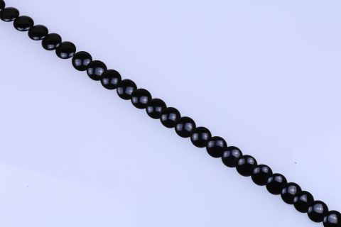 Strang Onyx, schwarz, Disco, 14mm, 39cm