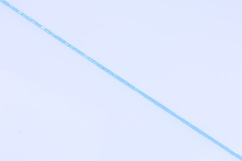 Strang  Glas, blau hell, Rechteck facettiert, 4x7mm, 54cm