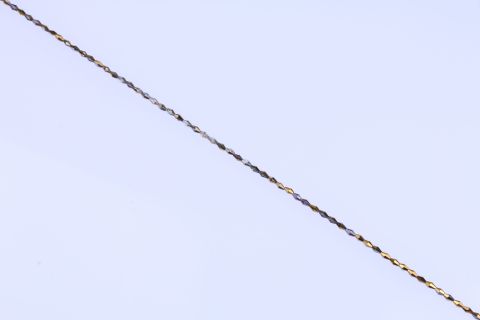 Strang  Glas,bronze-anthrazit, Raute facettiert, 3x6mm, 47cm