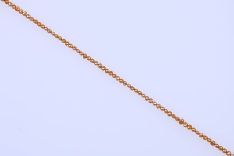Strang Süsswasser, gold mais, barock potatoe, 5x7mm, 41,5cm