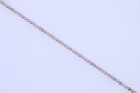 Strang Süsswasser, weiß natur, rund, 7x7mm, 39,5cm