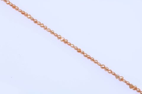 Strang Süsswasser, gelb gold, barock, 8mm, 41cm
