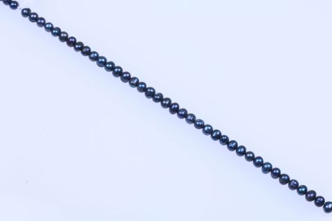 Strang Süsswasser, blau, eirig, 7-8mm, 35cm
