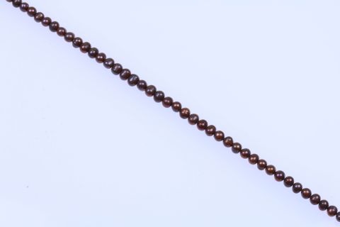 Strang Süsswasser, braun, eirig,  , 7-8mm, 38cm