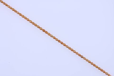 Strang Süsswasser, gold mais, Reiskorn, 6x9mm, 38,5cm