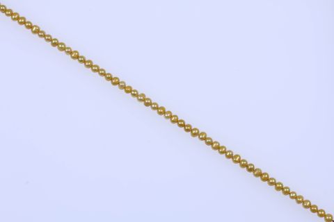 Strang Süsswasser, gold ocker, eirig, 7x8mm, 41cm