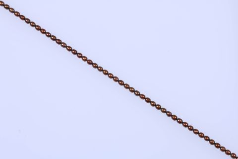 Strang Süsswasser, braun, Reiskorn, 6x8mm, 41cm