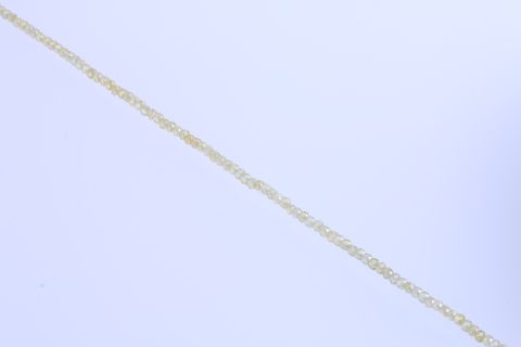 Strang Edelstein, gelb hell, Rondell, 2mm, 41cm