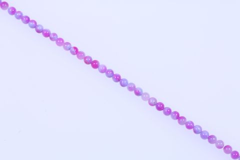 Strang Jade, pink flieder, Kugel, 8mm, 40cm