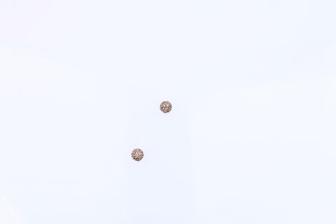 Zwischenteil Straßball 10mm , 2 Stück, gold