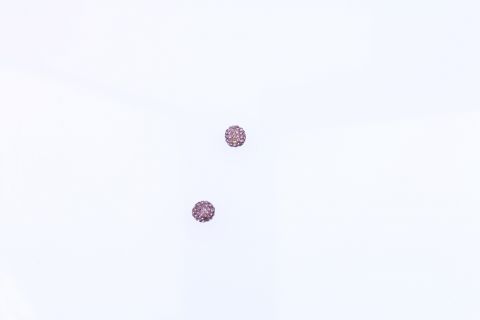 Zwischenteil Straßball 11-12mm , 2 Stück, lila flieder