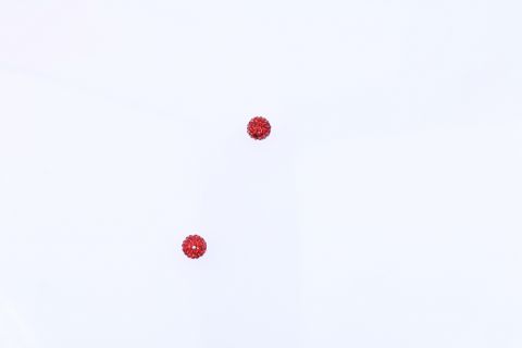 Zwischenteil Straßball 11-12mm , 2 Stück, rot