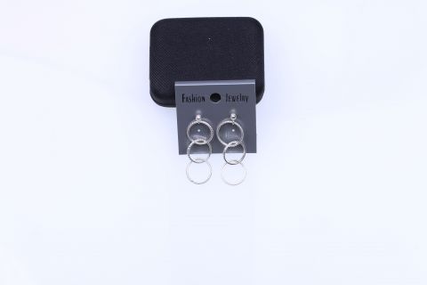 Ohrstecker 925 Silber,Ring 15mm. ca 5cm